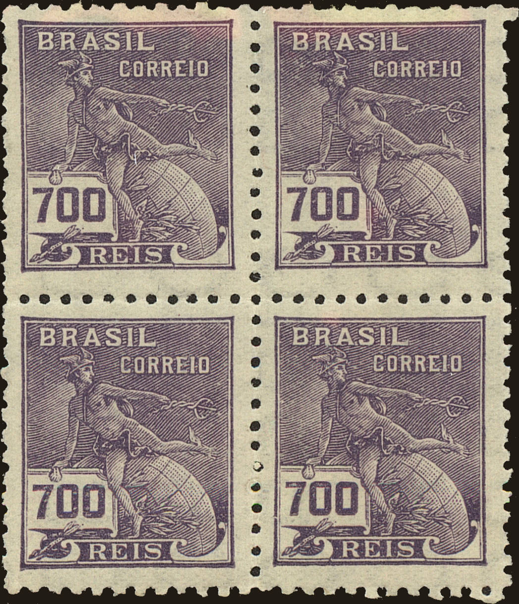 Front view of Brazil 310 collectors stamp