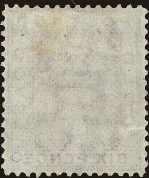 Back view of Gold Coast Scott #8 stamp