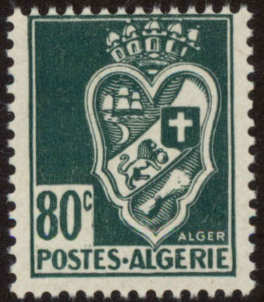 Front view of Algeria 152 collectors stamp