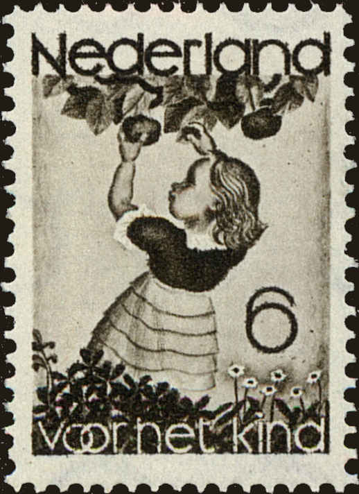 Front view of Netherlands B84 collectors stamp