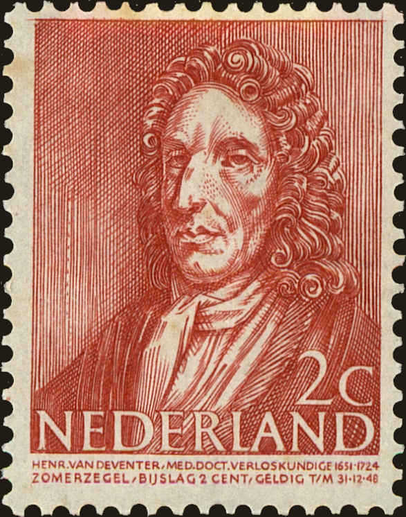 Front view of Netherlands B175 collectors stamp