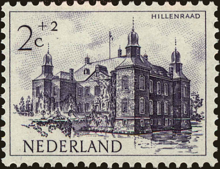 Front view of Netherlands B224 collectors stamp