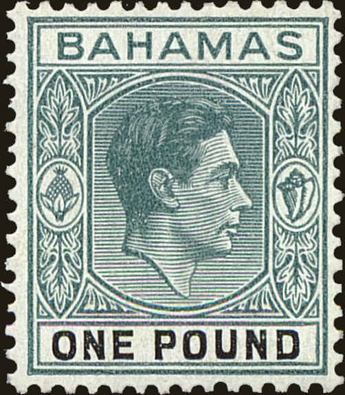 Front view of Bahamas 112 collectors stamp