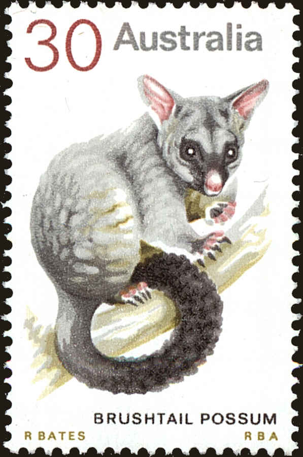Front view of Australia 568 collectors stamp