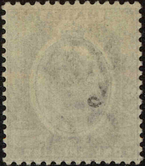 Back view of Malta Scott #27 stamp