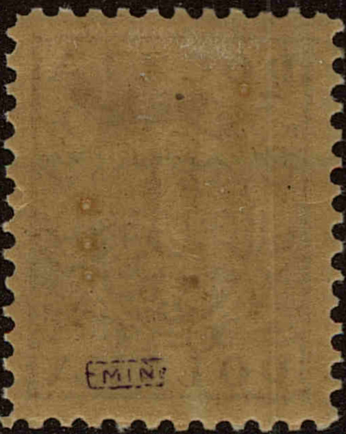 Back view of Polish Republic 2KScott #1 stamp