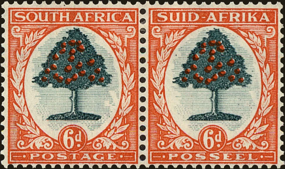 Front view of South Africa 59 collectors stamp
