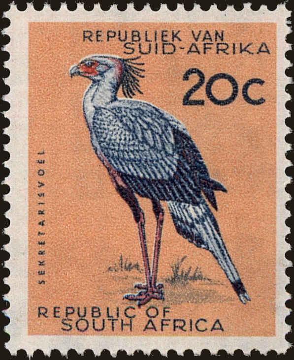 Front view of South Africa 264 collectors stamp