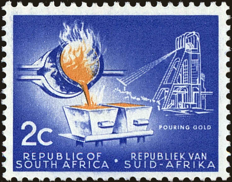 Front view of South Africa 270 collectors stamp