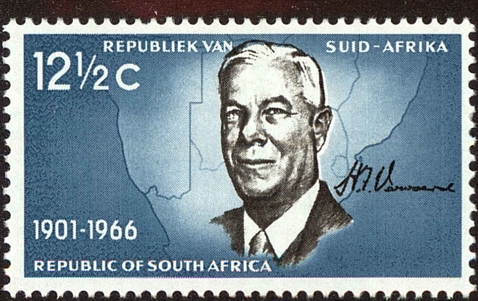 Front view of South Africa 316 collectors stamp
