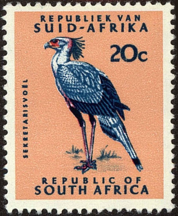 Front view of South Africa 340 collectors stamp