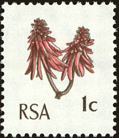 Front view of South Africa 352 collectors stamp