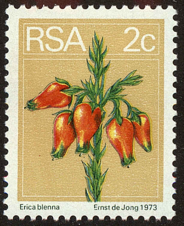 Front view of South Africa 409 collectors stamp