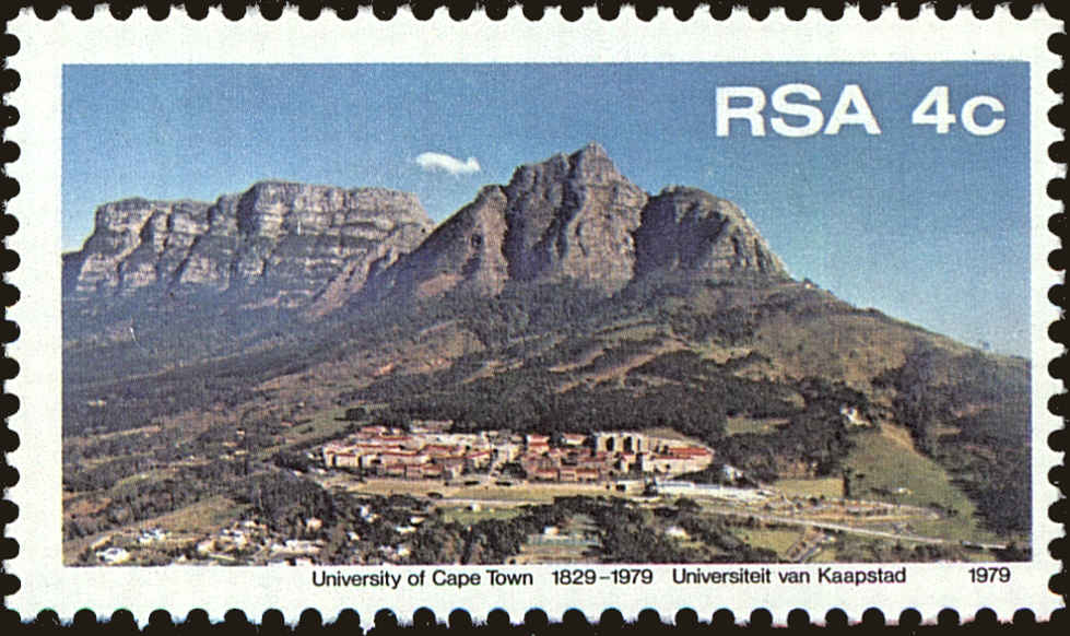 Front view of South Africa 524 collectors stamp