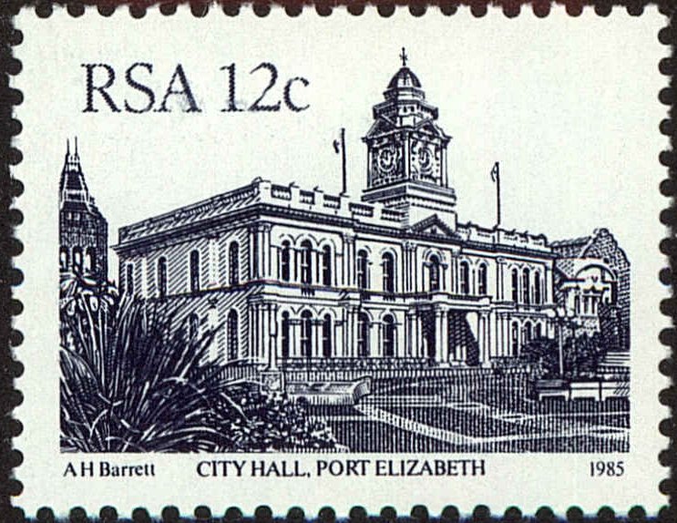 Front view of South Africa 579 collectors stamp