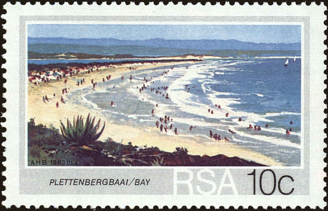 Front view of South Africa 622 collectors stamp