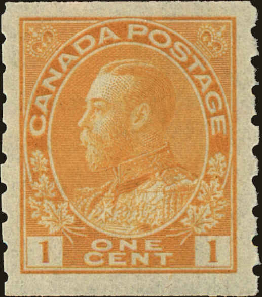 Front view of Canada 126 collectors stamp
