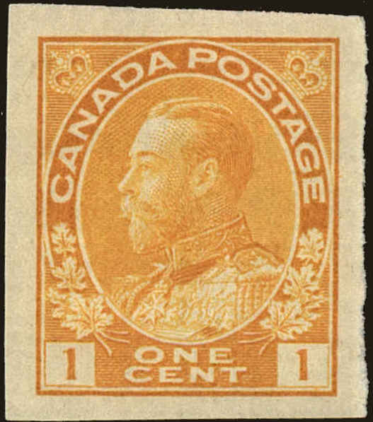 Front view of Canada 136 collectors stamp