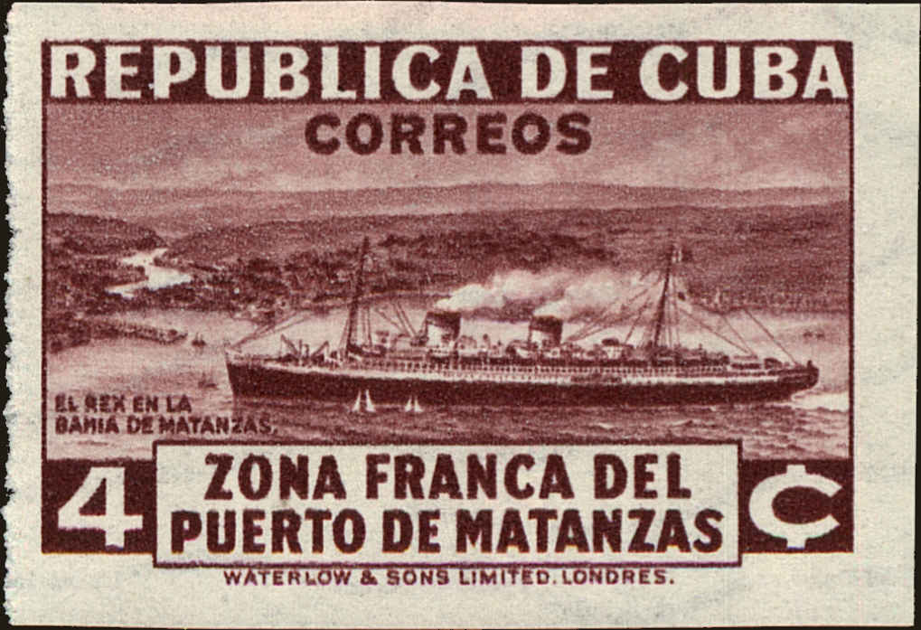 Front view of Cuba (Republic) 326 collectors stamp