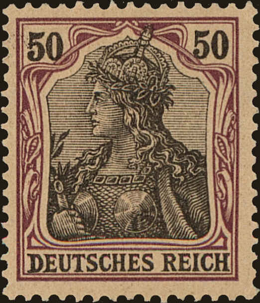 Front view of Germany 73 collectors stamp