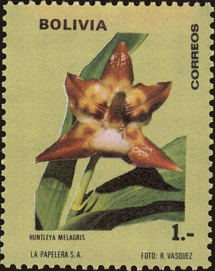 Front view of Bolivia 560 collectors stamp