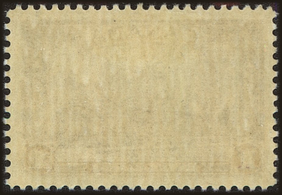 Back view of Canada Scott #245 stamp