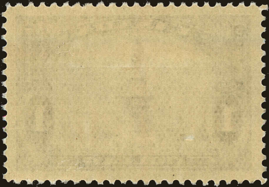 Back view of Canada Scott #227 stamp