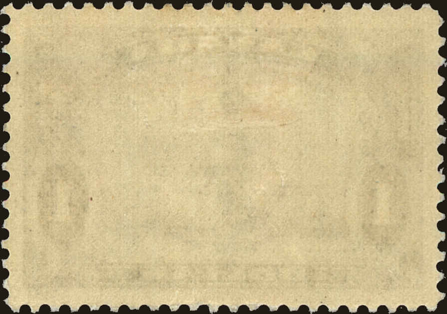 Back view of Canada Scott #227 stamp