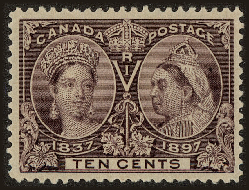 Front view of Canada 57 collectors stamp