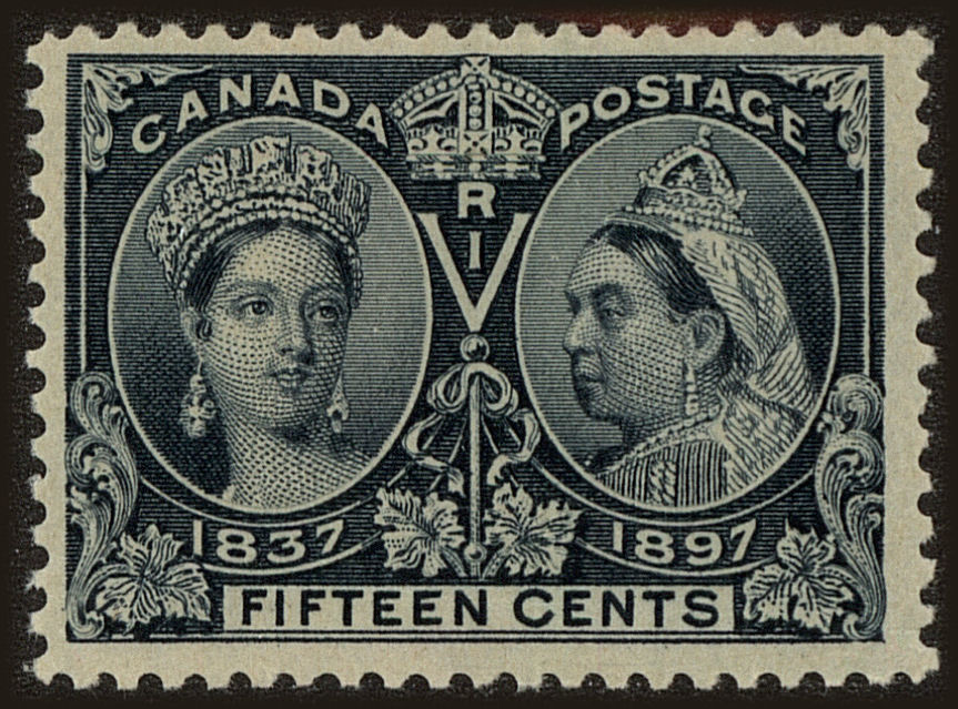 Front view of Canada 58 collectors stamp