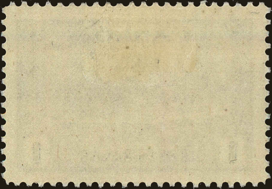 Back view of Canada Scott #262 stamp