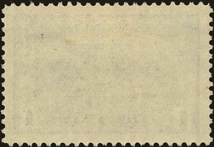 Back view of Canada Scott #262 stamp