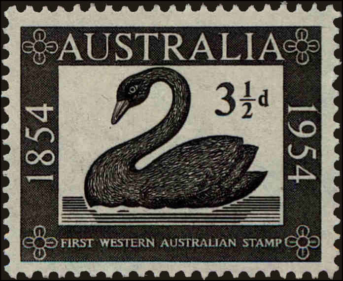 Front view of Australia 274 collectors stamp