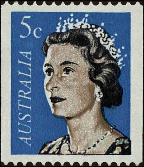 Front view of Australia 420 collectors stamp