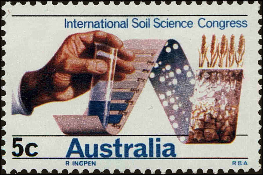 Front view of Australia 440 collectors stamp