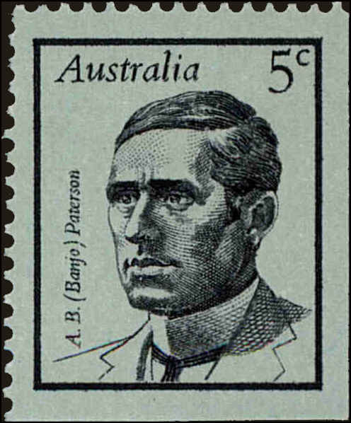 Front view of Australia 449 collectors stamp