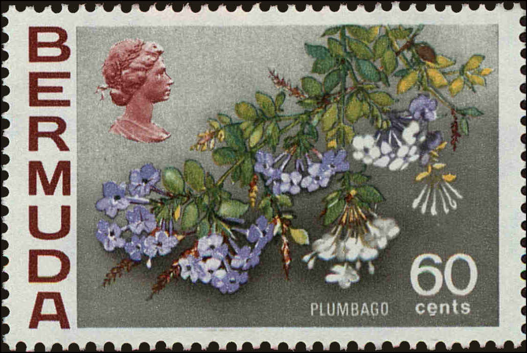 Front view of Bermuda 269 collectors stamp