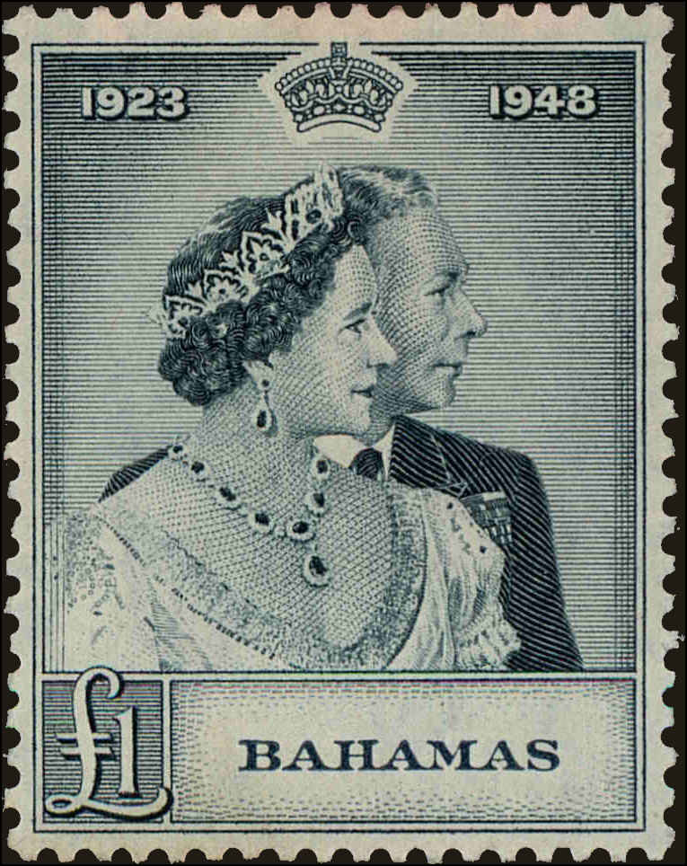 Front view of Bahamas 149 collectors stamp