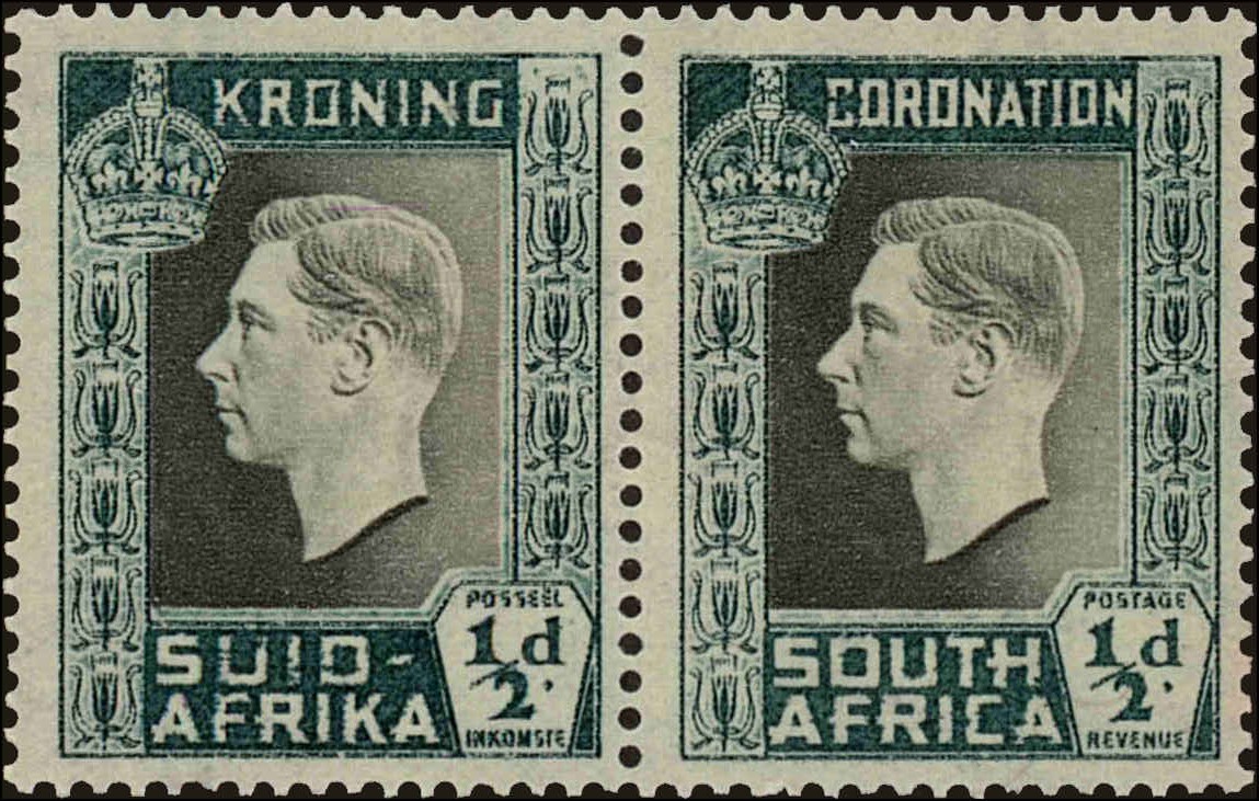 Front view of South Africa 74 collectors stamp