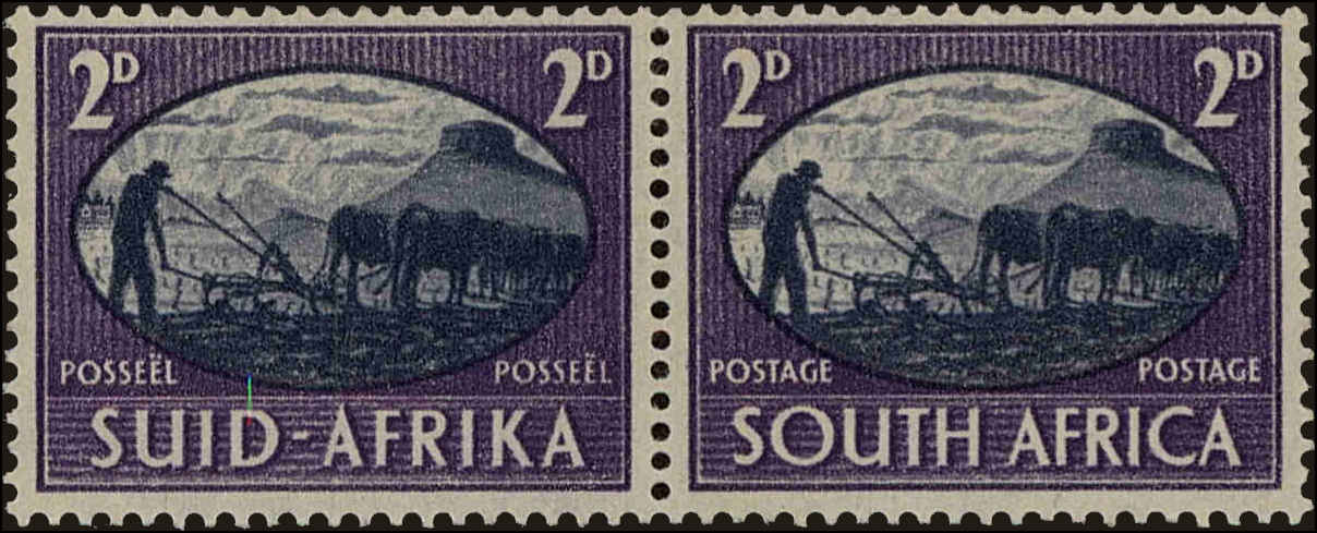 Front view of South Africa 101 collectors stamp
