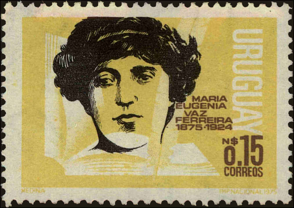Front view of Uruguay 923 collectors stamp