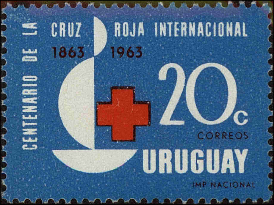 Front view of Uruguay 706 collectors stamp