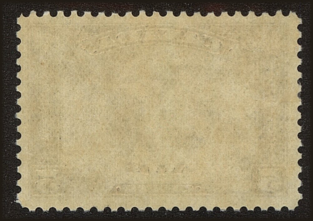 Back view of Canada CScott #2 stamp