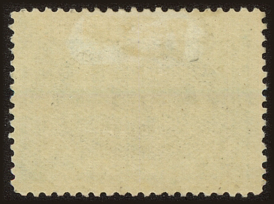 Back view of Canada EScott #1 stamp