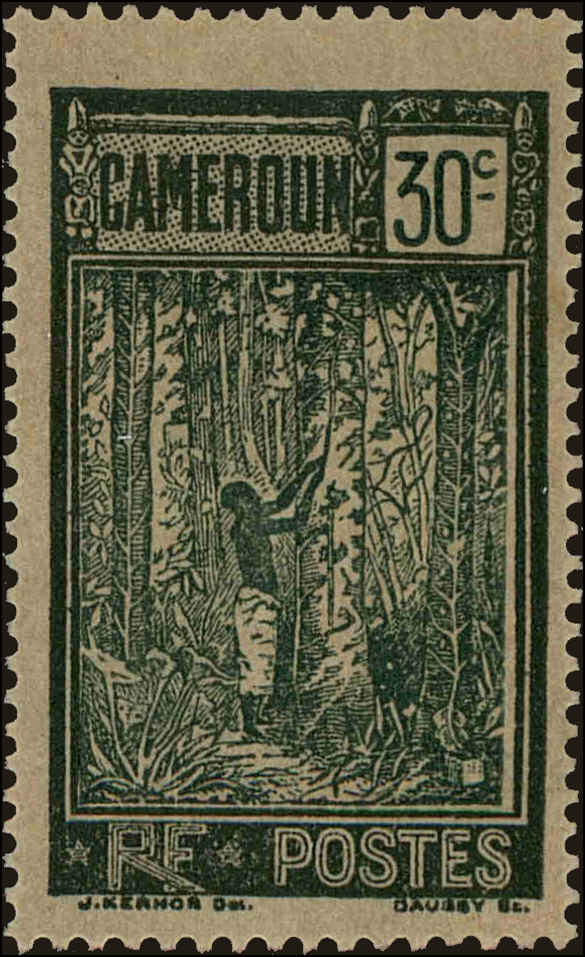 Front view of Cameroun (French) 182 collectors stamp