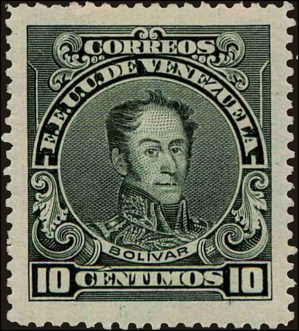 Front view of Venezuela 272a collectors stamp