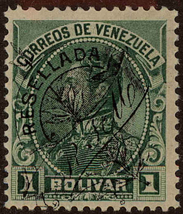 Front view of Venezuela 154 collectors stamp