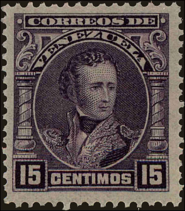 Front view of Venezuela 233 collectors stamp