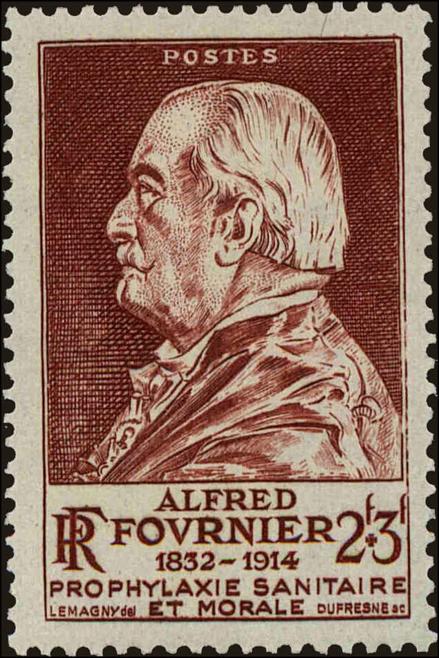 Front view of France B201 collectors stamp