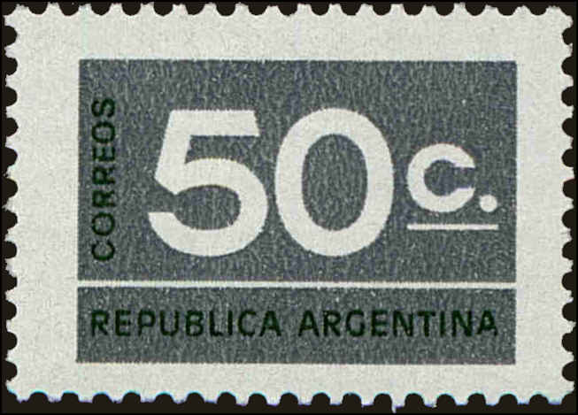 Front view of Argentina 1113 collectors stamp